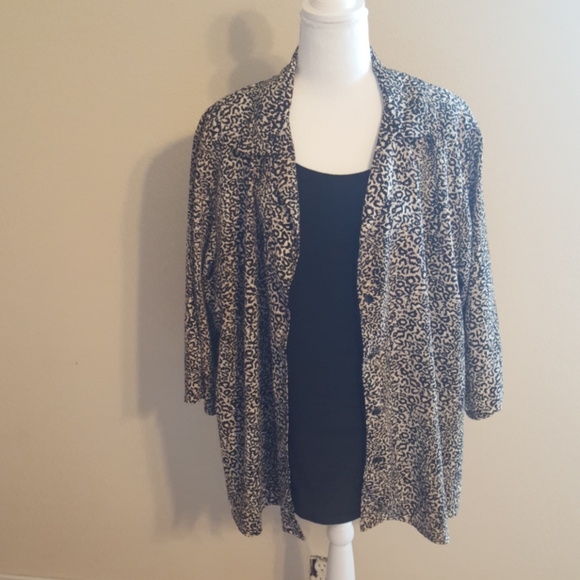 Elementz Woman 2x Cheetah print shirt W/Cami🌵 - Picture 3 of 7